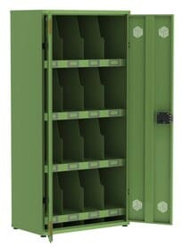 Шкаф усиленный для хранения 16 противогазов серии PROTECTING-16 Шкаф усиленный для хранения 16 противогазов серии PROTECTING-16