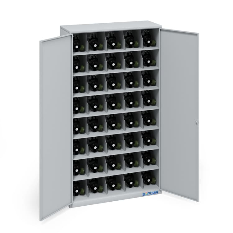 Металлический шкаф для противогазов ХПГ-40, с дверьми Про Металлический шкаф для противогазов ХПГ-40, с дверьми Про