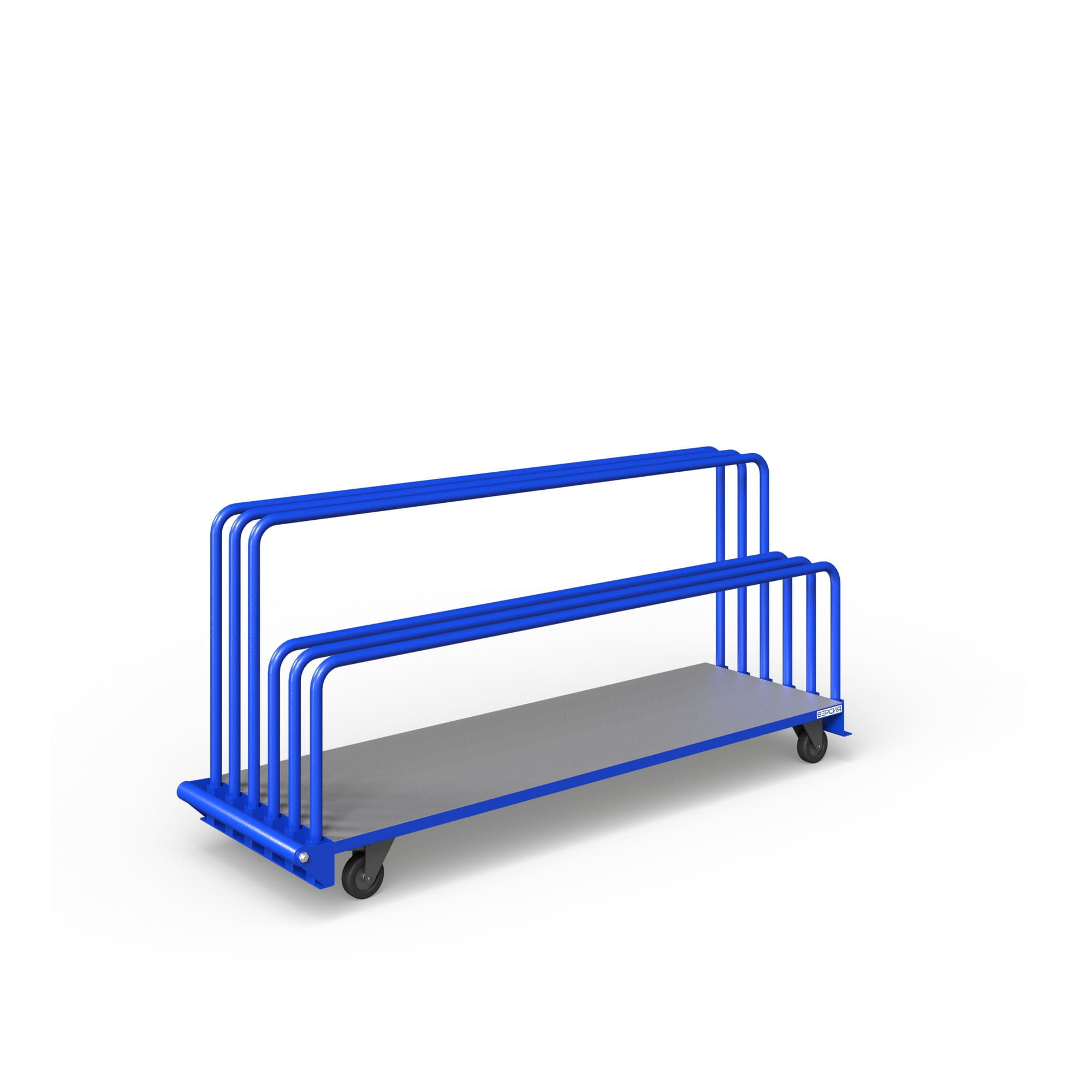 Стеллаж на колесах для перевозки листового материала СМК-1800х600 Стеллаж на колесах для перевозки листового материала СМК-1800х600