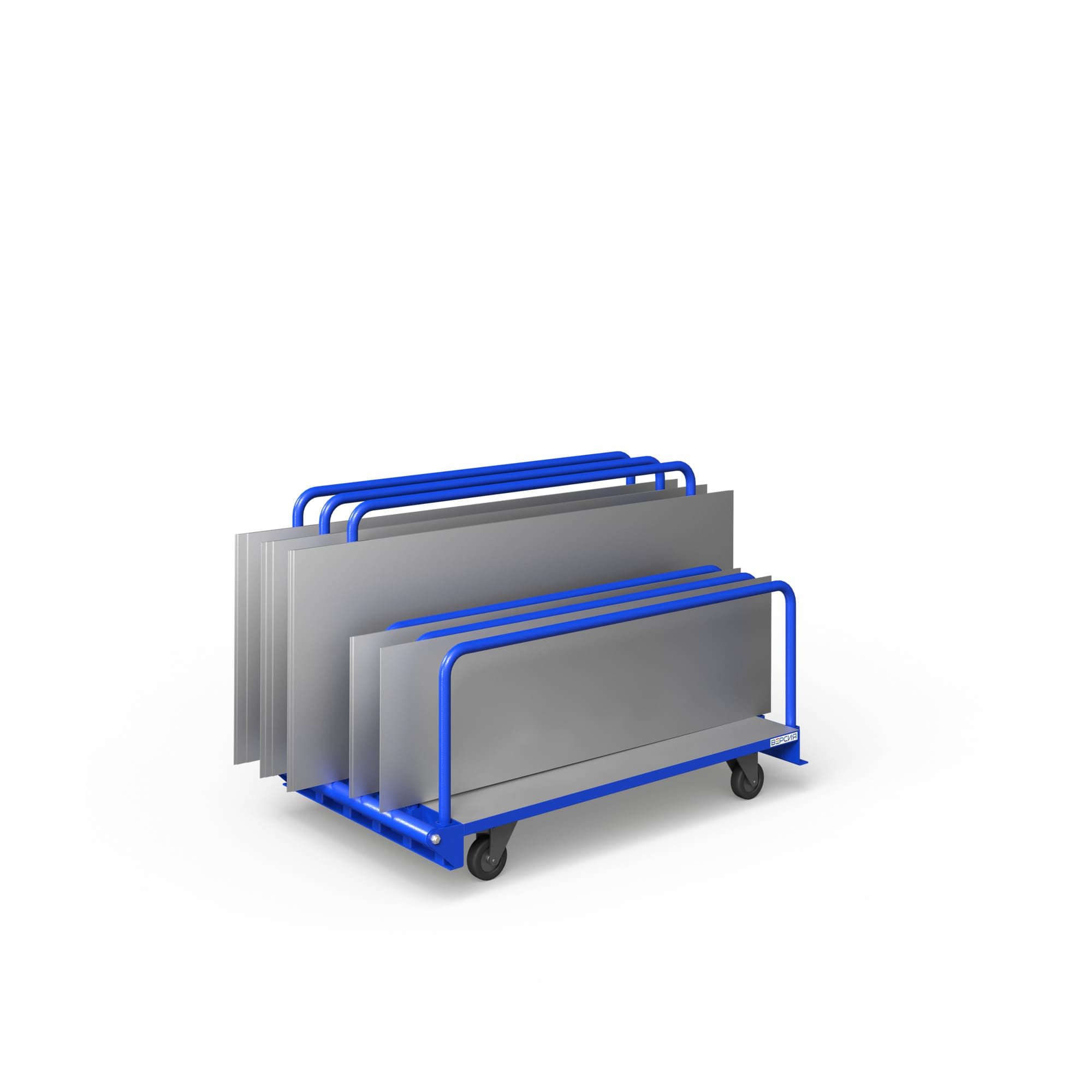 Стеллаж на колесах для перевозки листового материала СМК-1300х800 Стеллаж на колесах для перевозки листового материала СМК-1300х800