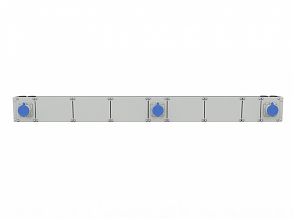 Шина для электропроводки 1000 мм (230V x 3)