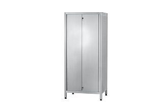 Шкаф кухонный ШЗКп - 1000x600x1800 Profi Ral, двери-купе, полки сплошн. 2 шт., цинк, без к-та замков
