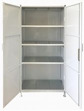 Стеллаж-шкаф СТ-300 со сплошными дверьми 2500х980х800, 4 полки