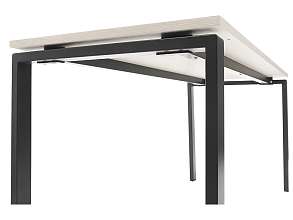 Стол NT 120X70 темный орех/антрацит