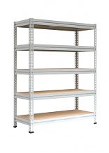 Металлический стеллаж МС-Т 3000х1525х533, 5 полок (фанера)