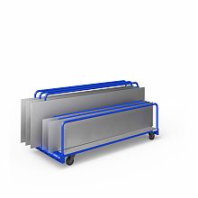 Стеллаж на колесах для перевозки листового материала СМК-1800х800 Стеллаж на колесах для перевозки листового материала СМК-1800х800