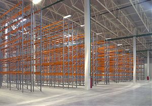 Паллетные стеллажи для склада (12 888 п.м.)