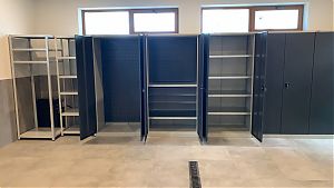 Инструментальные шкафы ВЛ и полочные стеллажи для гаража Инструментальные шкафы ВЛ и полочные стеллажи для гаража