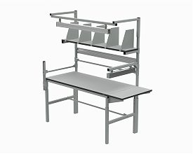 Стол рабочий 1200х700 мм Упаковочный Базовый (RAL7035)