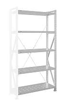 Стеллаж MS U 300x120x100/5 (Нагрузка на полку 300, перфорированная) ДС