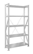 Стеллаж MS U 300x70x90/5 (Нагрузка на полку 300, сплошная)