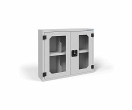 Шкаф для 6 противогазов ХПГ-6, дверцы из акрилового стекла